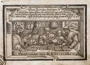 Frontispiece with Fontegara in Opera intitulata Fontegara